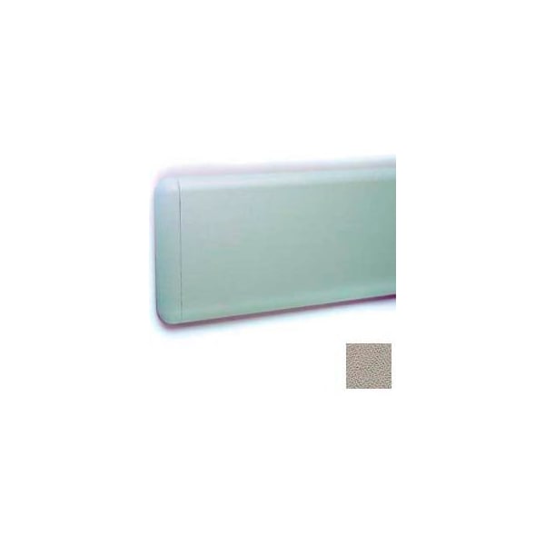 Pawling Wall Guard W/Rounded Top & Bottom Edges, Aluminum Retainer, 7-3/4"H x 12'L, Chinchilla WG-8-12-297 - main